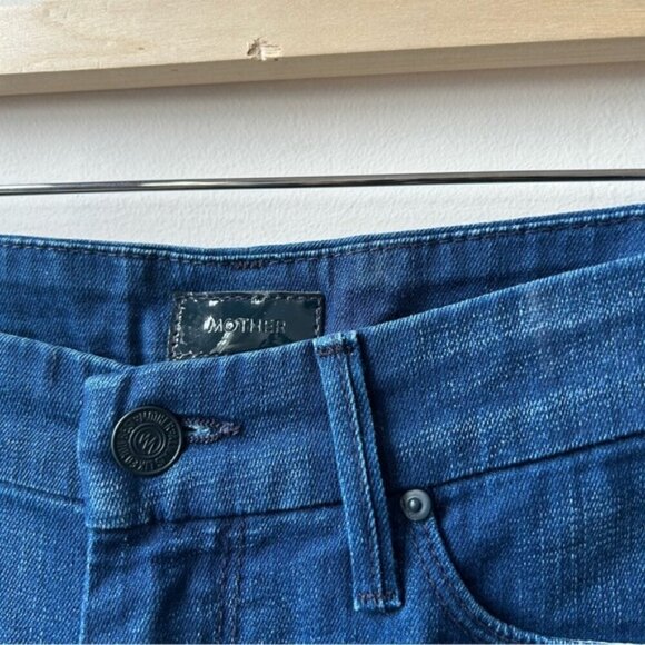 MOTHER THE LOOKER CROP BIRGHT EYES SKINNY JEANS SIZE 25 - Picture 6 of 7